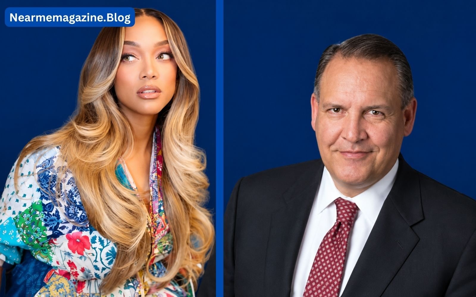 Tyra Banks and Greg Hayes